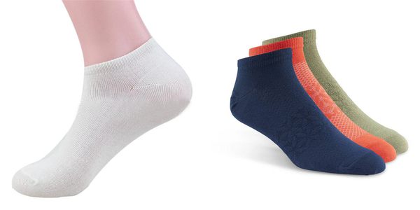 thin white socks for men